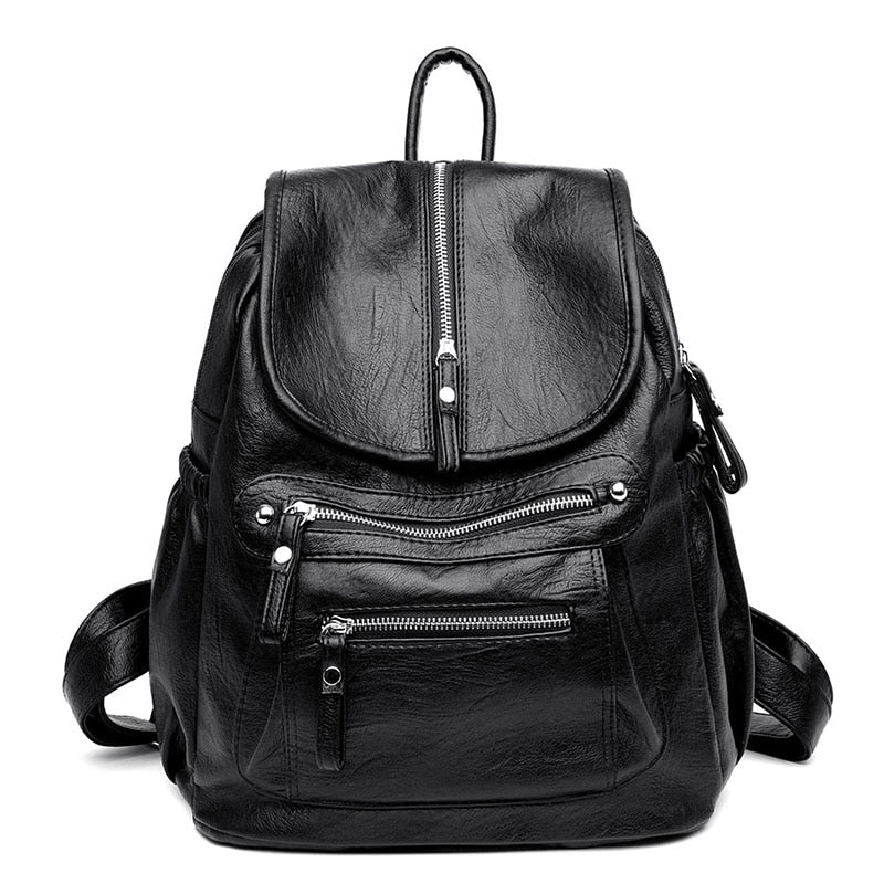 Sofia - Bolsa Mochila Feminina de Couro Premium
