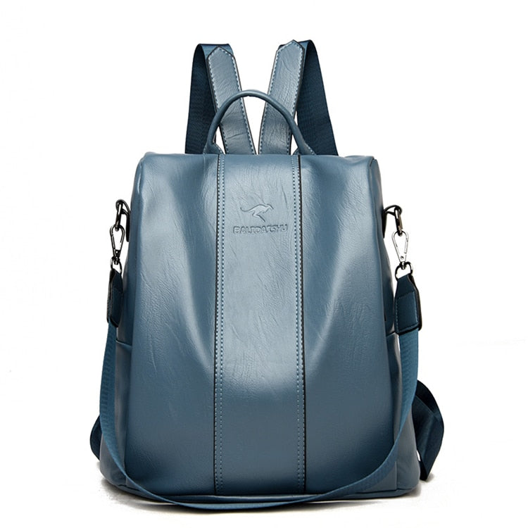 Stella - Bolsa Mochila Feminina de Couro Premium