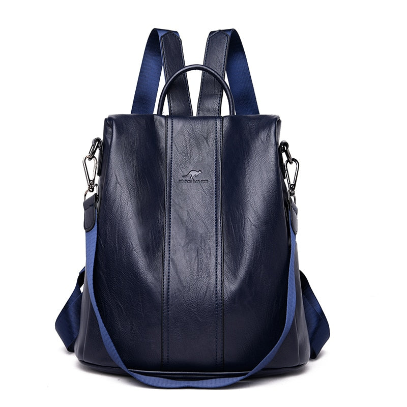 Stella - Bolsa Mochila Feminina de Couro Premium