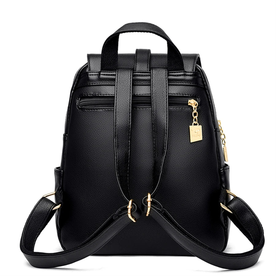Milla - Bolsa Mochila Feminina de Couro