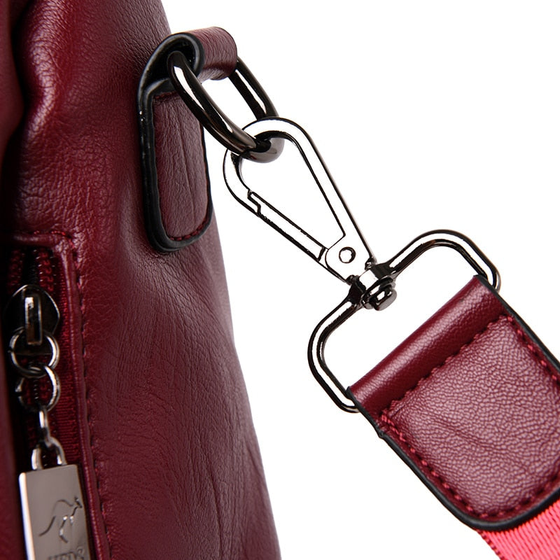 Stella - Bolsa Mochila Feminina de Couro Premium