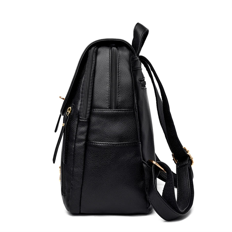 Milla - Bolsa Mochila Feminina de Couro