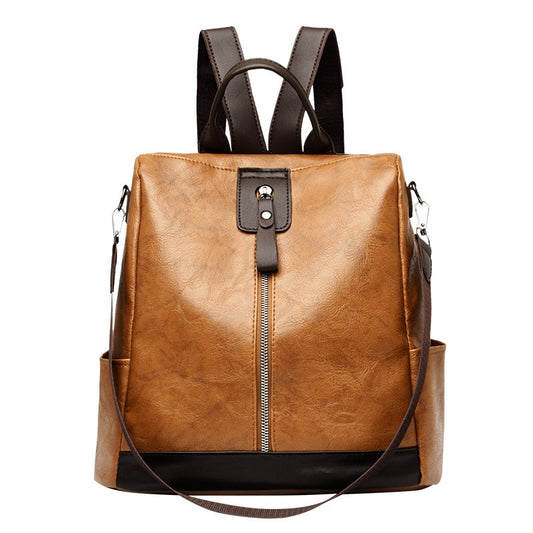 Mia - Bolsa Mochila Feminina de Couro