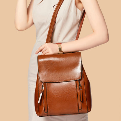 Scarlett - Bolsa Mochila Feminina de Couro Premium