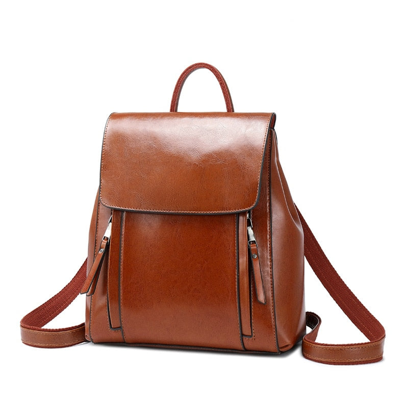 Scarlett - Bolsa Mochila Feminina de Couro Premium