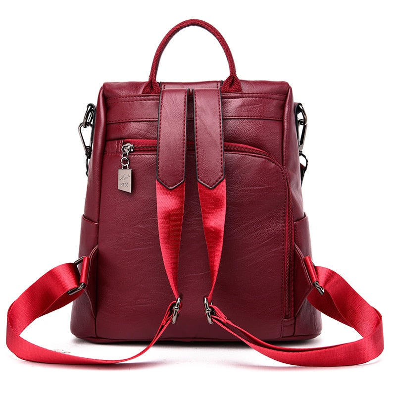 Stella - Bolsa Mochila Feminina de Couro Premium