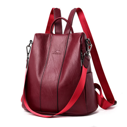 Stella - Bolsa Mochila Feminina de Couro Premium