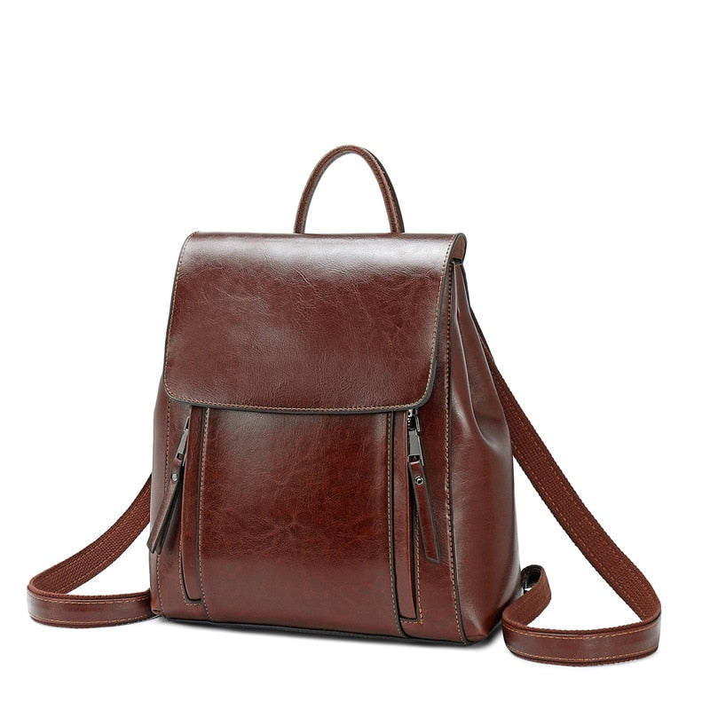 Scarlett - Bolsa Mochila Feminina de Couro Premium