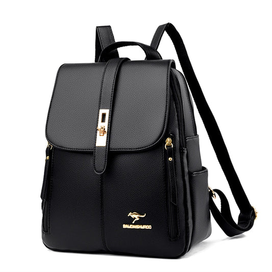 Milla - Bolsa Mochila Feminina de Couro