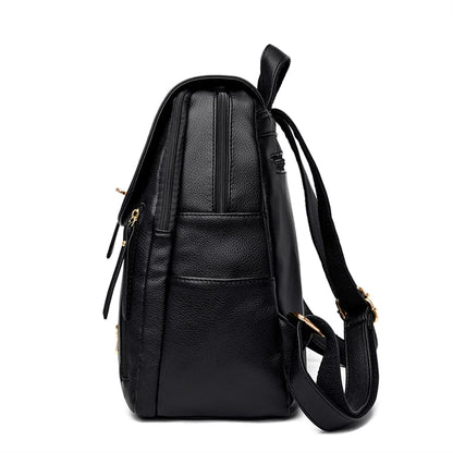 Milla - Bolsa Mochila Feminina de Couro